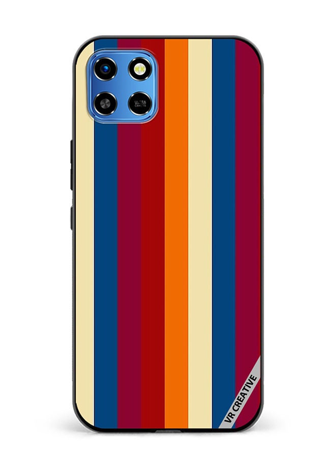 VR CREATIVE Protective Case Cover For Infinix Smart 6 HD Layers Design Multicolour - Image 1