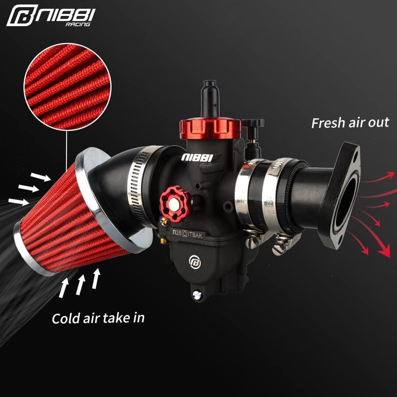 NIBBI 48mm Motorcycle Air Filter High Performance Air Filter 48mm For Dirt Bike Mini Bike Pit Bike Motocross GY6 ATV SSR TTR AJS - Image 5
