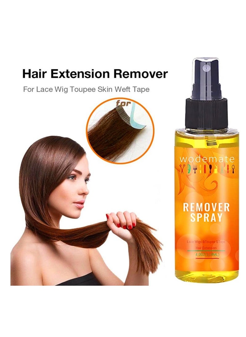 WodeMate 4 Ounce Lace Tape Remover  118 Ml Fast Acting  Bond Release Spray  Waste Removal Solution for Lace Wigs Extensions Lace Tape Remover and Glue Hair Systems No Aggressive Solvents  No Harmful  - Image 4