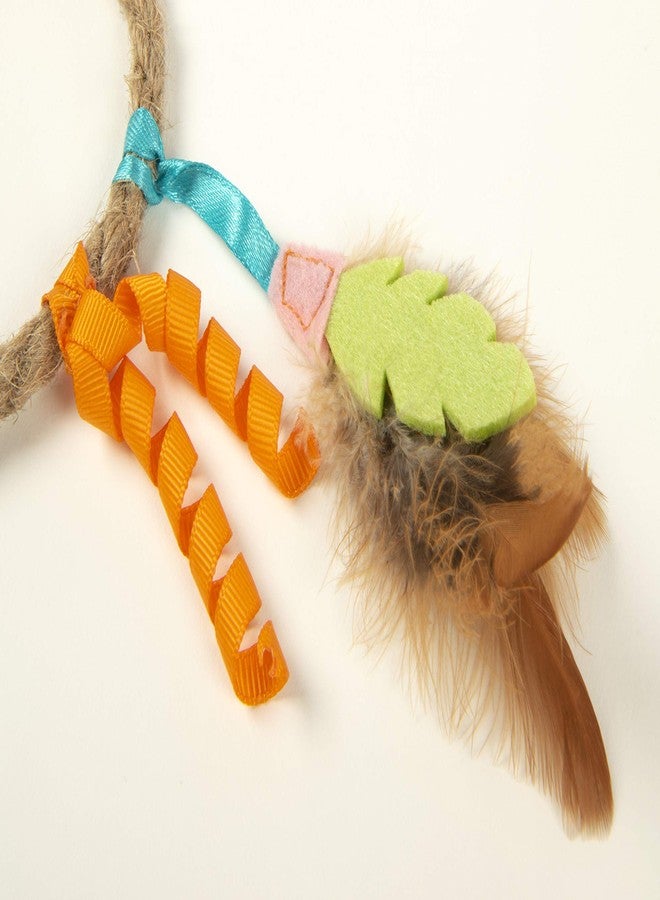SmartyKat Dream Dangler 2-in-1 Hanging Feather Cat Toy - Multi Color, One Size - Image 3