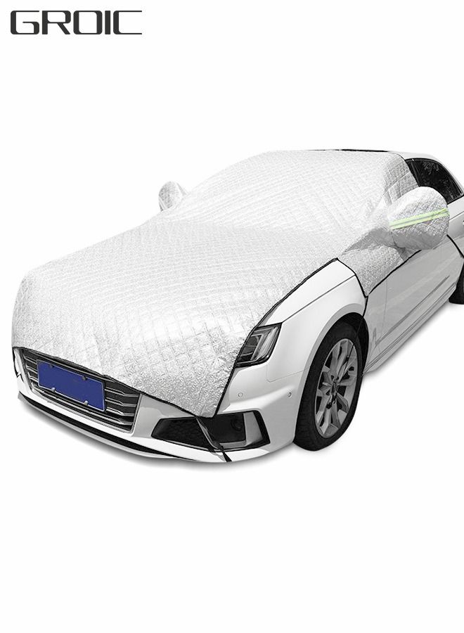 GROIC Car Sun Shade, Car Windscreen Sun Shade UV Front Screen Sunshade Cover,Car Cool Windshield Dust Coverfor Use on Front Window Exterior, Dust Water Resistant Snow Ice Cover,Auto Supplies - Image 1