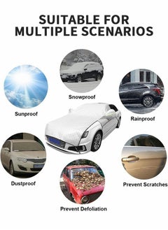GROIC Car Sun Shade, Car Windscreen Sun Shade UV Front Screen Sunshade Cover,Car Cool Windshield Dust Coverfor Use on Front Window Exterior, Dust Water Resistant Snow Ice Cover,Auto Supplies  - Image 5
