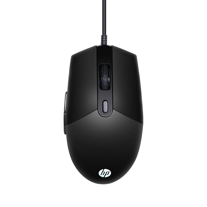 HP M260 RGB Backlighting USB Wired Gaming Mouse, Customizable 6400 DPI, Ergonomic Design, Non-Slip Roller, Lightweighted /3 Years Warranty (7ZZ81AA),Black - Image 1