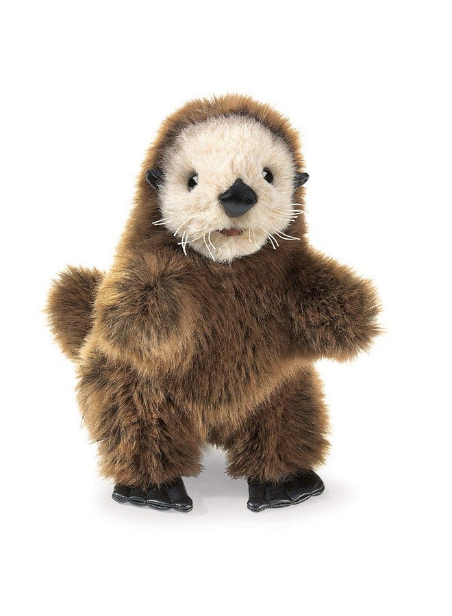 Folkmanis Baby Sea Otter Hand Puppet, Brown