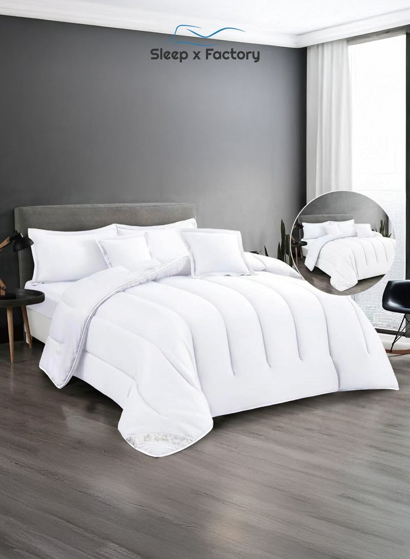 Sleep x Factory Premium Double Sided Comforter Set – Ultra Soft Microfiber – 4 PCS - 140×200 cm - Image 2