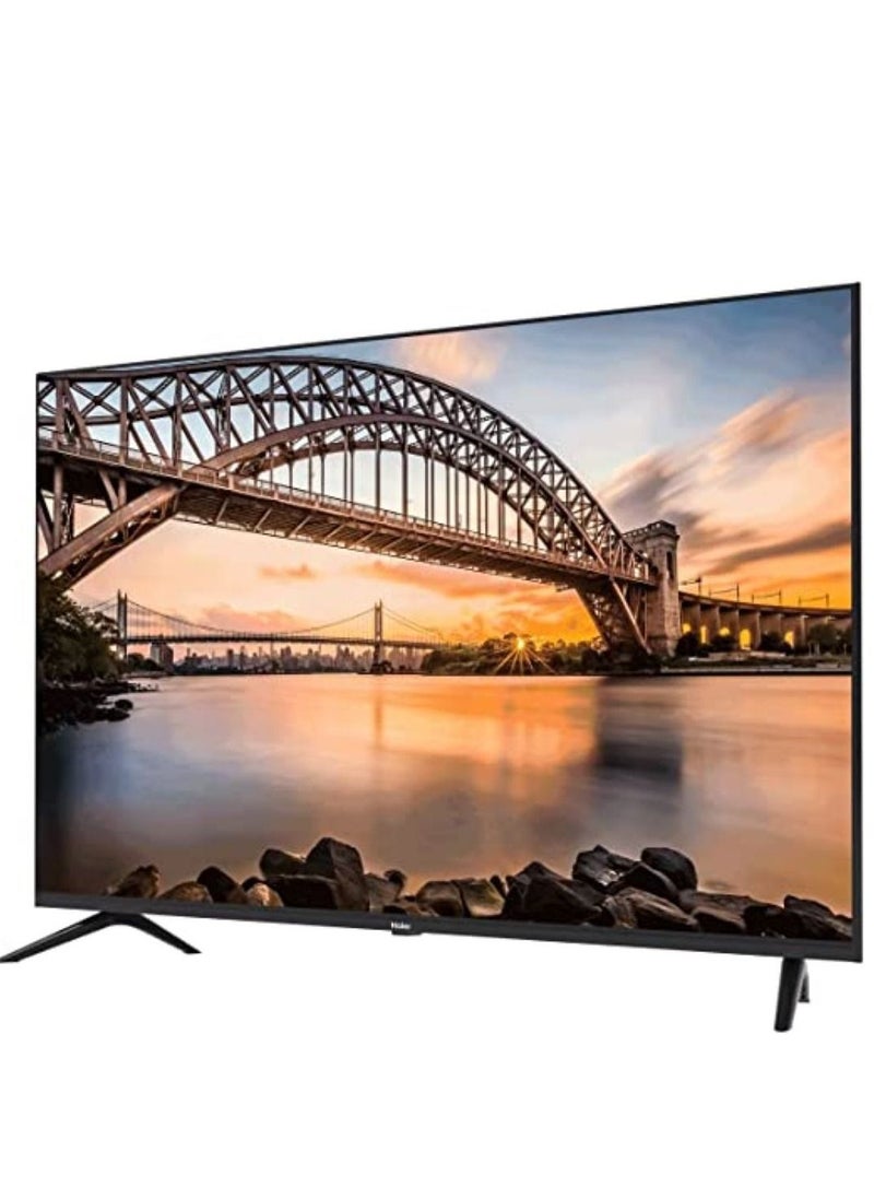 Haier - Haier 32 Inch 4K UHD Smart TV With Android 11 Google Assistant, Google Play, Netflix, YouTube, Wi-Fi, Bluetooth, Color Black Model-H32K6G - Image 1