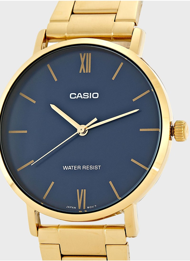 CASIO - Mtp-Vt01G-2Budf Analog Watch - Image 1