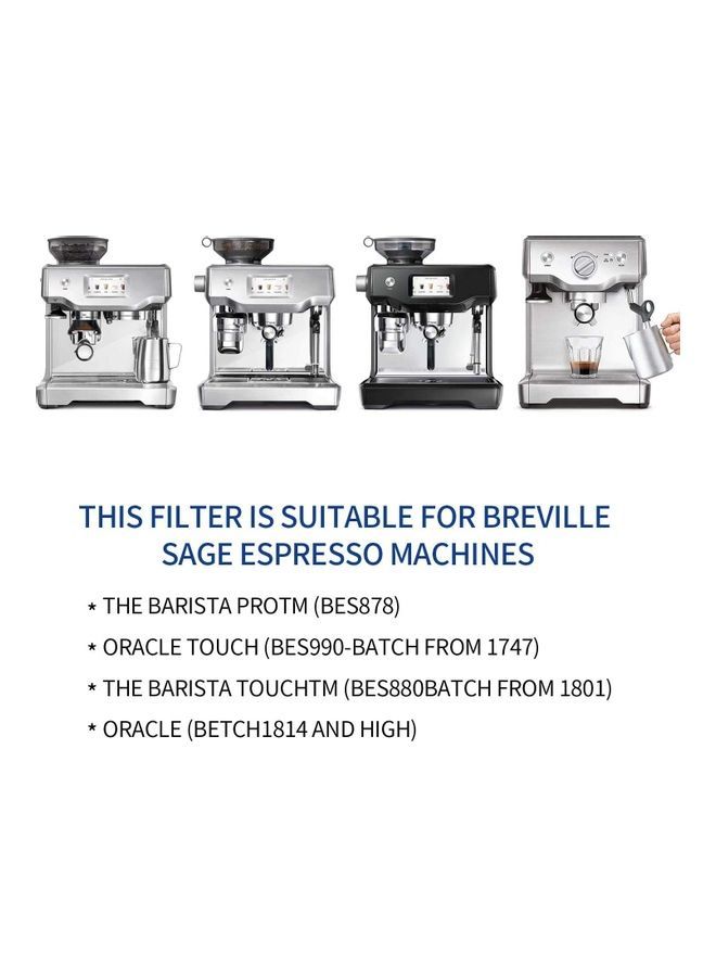 NIBEMINENT 2 Pack Replacement Water Filter For Breville Claro Swiss White - Image 3