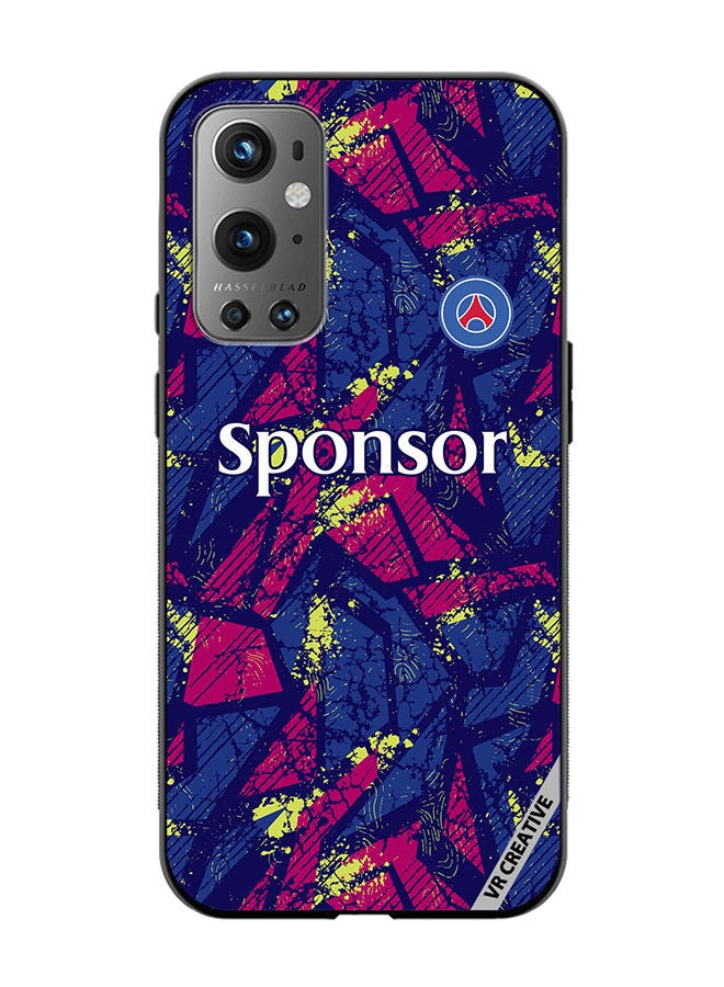 VR CREATIVE Protective Case Cover For OnePlus 9 Pro Jersey Design Multicolour - Image 1