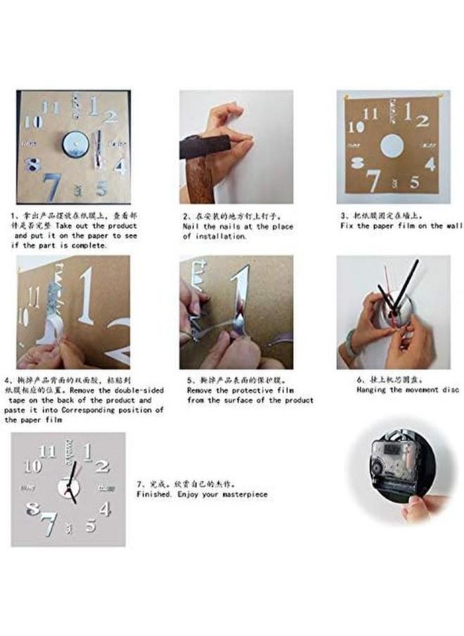 Home Gallery - Modern Design Diy Wall Clock 3d - Image 1