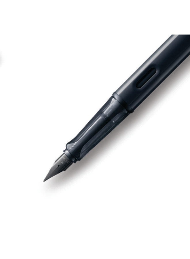 لامي قلم حبر سائل لامي أل-ستار متوسط الرأس | سنّ فولاذي مصقول | مع خرطوشة حبر T 10 زرقاء | قلم ناعم قابل لإعادة التعبئة مع نظام تحويل Z 28 - Image 2