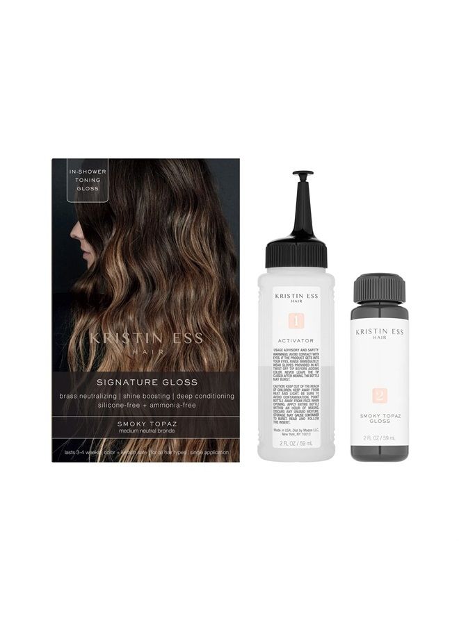 Kristin Ess Signature Hair Gloss - Smoky Topaz: Medium Neutral Blonde  - Image 1