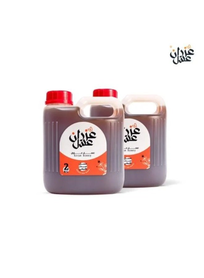 Azran honey Premium Natural Sidr Honey Offer 2KG + 2KG Free – Sidr Honey for Daily Use - Image 1