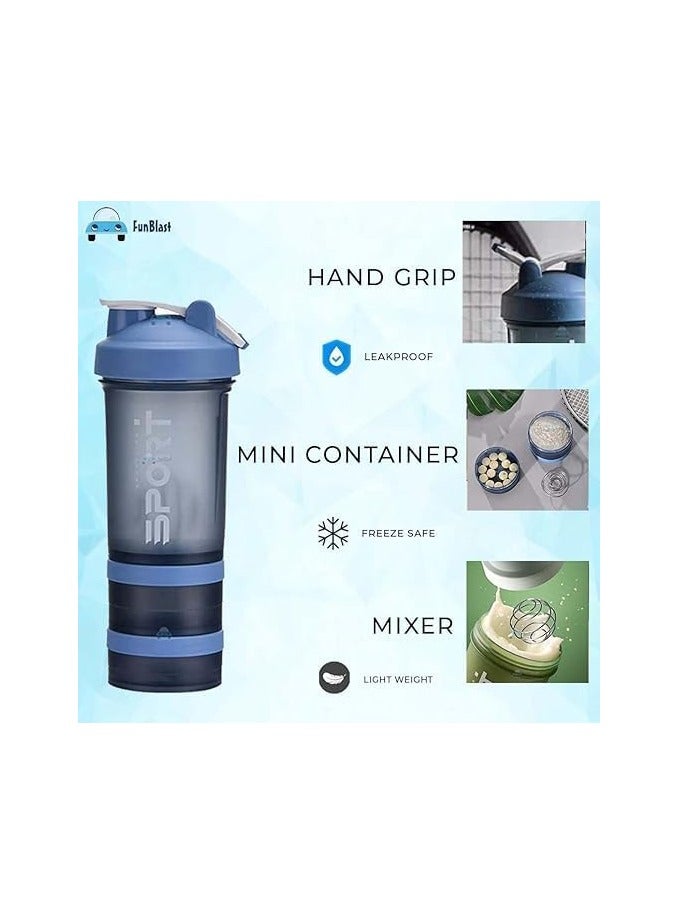 Generic Unbreakable Shaker Bottle - Gym Bottle Cup; Non-Toxic for Office, Sports, School, Gym, Yoga 450ml Stainless Steel - Image 3