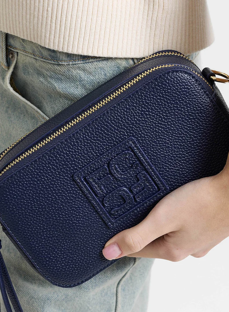 فرنش كونكشن Women Blue Kaia Crossbody Bag