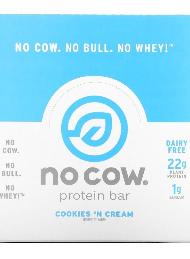 Protein Bar Cookies n Cream 12 Bars 2.12 oz (60 g)