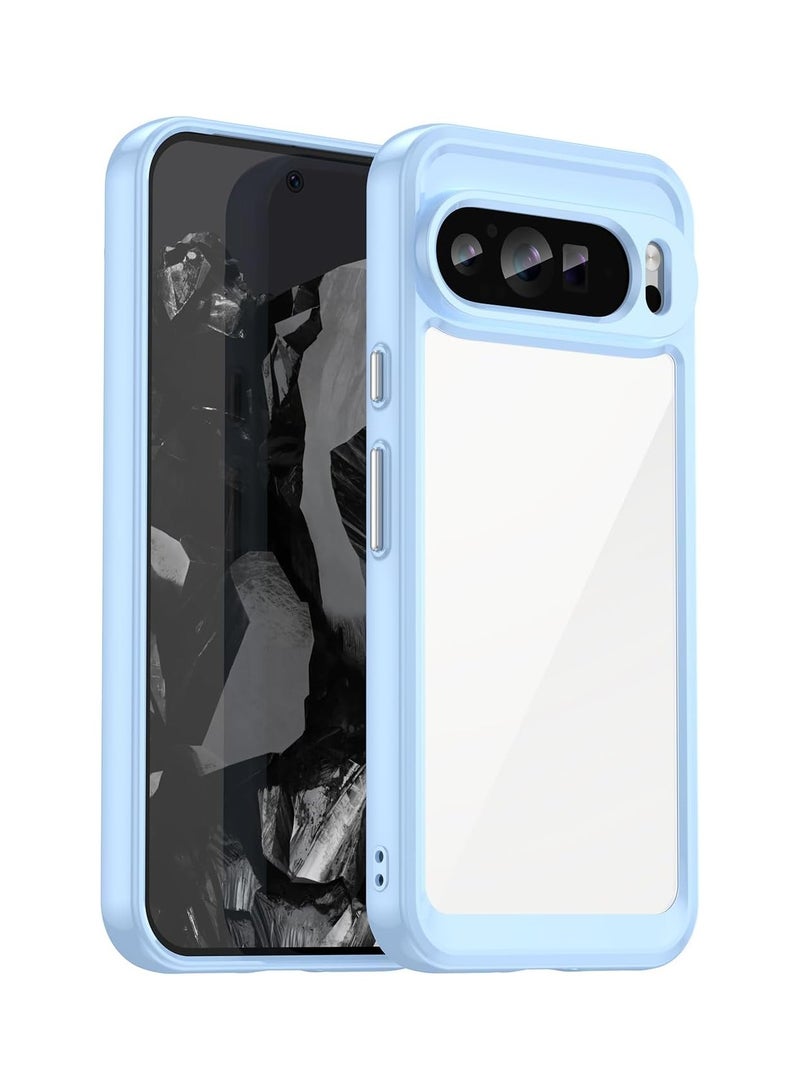 عام “حافظة لجهاز Google Pixel 9 Pro XL، نحيفة وأنيقة من TPU 【مرنة للغاية】 【ملمس ناعم】 【ماصة للصدمات】 حافظة Google Pixel 9 Pro XL - باللون الأزرق” - Image 1