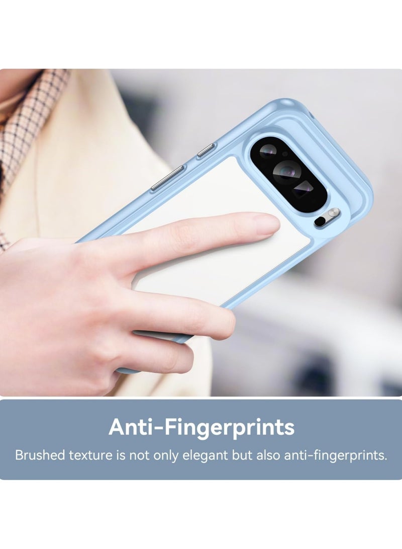 عام “حافظة لجهاز Google Pixel 9 Pro XL، نحيفة وأنيقة من TPU 【مرنة للغاية】 【ملمس ناعم】 【ماصة للصدمات】 حافظة Google Pixel 9 Pro XL - باللون الأزرق” - Image 5