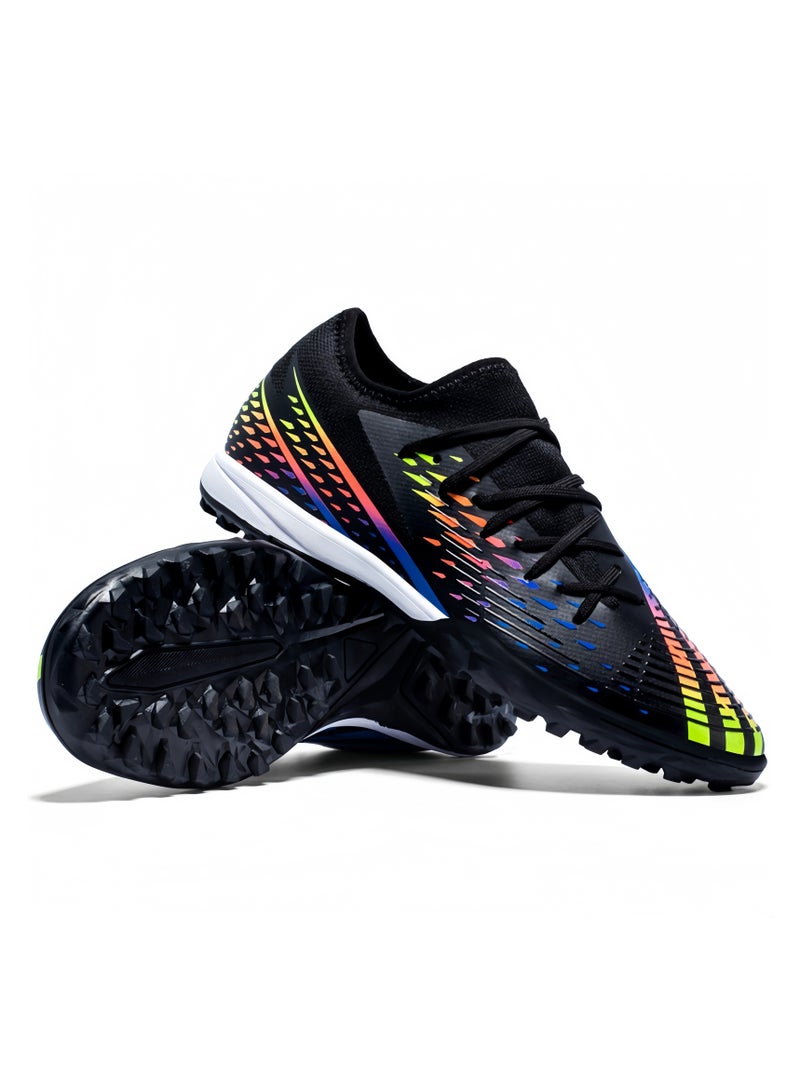 SKT Shiketro Men's and Women's Breathable Flyweave Low Top Short Spike Soccer Cleats Professional Outdoor Sports Shoes - Image 1