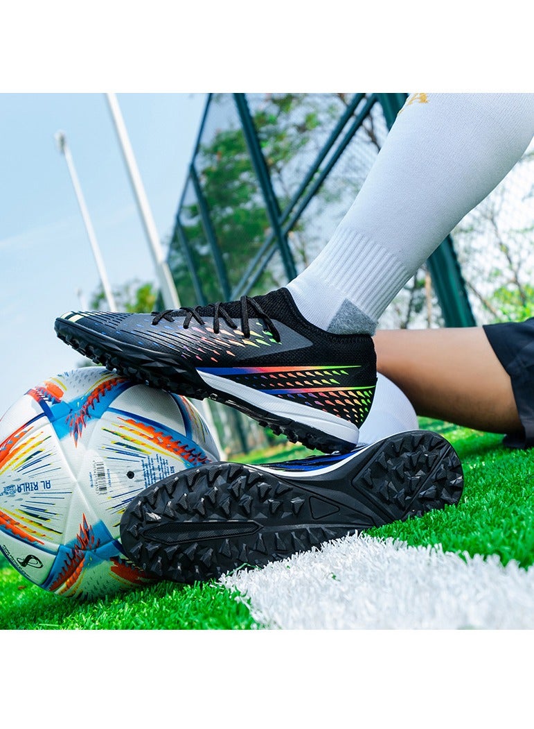 SKT Shiketro Men's and Women's Breathable Flyweave Low Top Short Spike Soccer Cleats Professional Outdoor Sports Shoes - Image 4