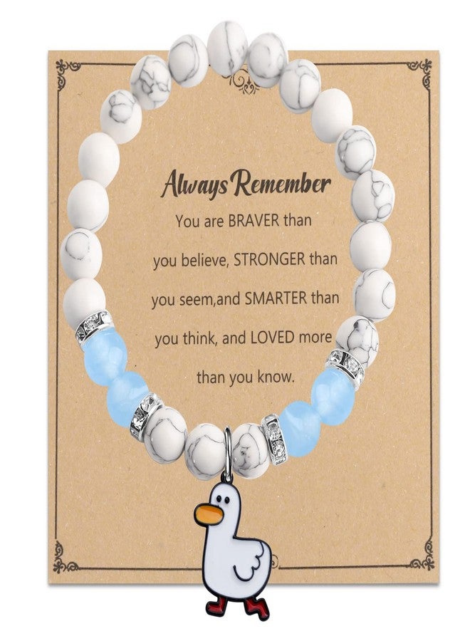 MYOSPARK Duck Bracelet Charm Jewelry - Inspired Gift for Pet Owner, Mom, Lover (Duck Bead BR) - Image 1