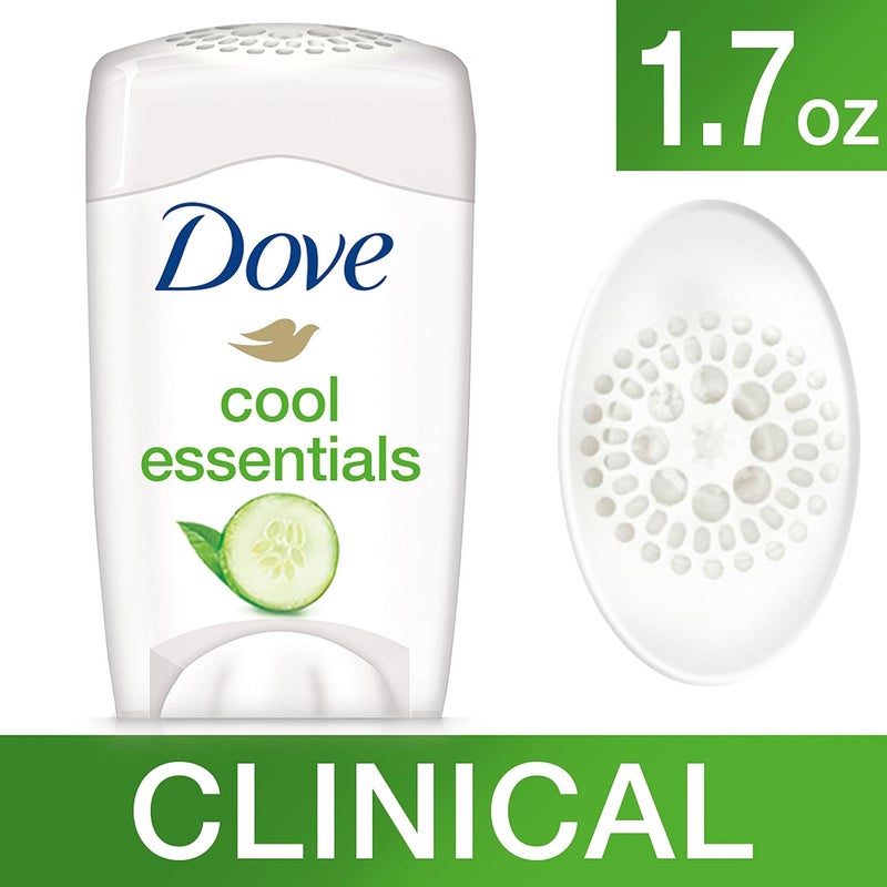 Dove Clinical Protection Antiperspirant Deodorant, Cool Essentials, 1.7 Ounce - Image 4