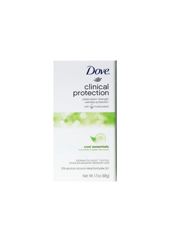 Dove Clinical Protection Antiperspirant Deodorant, Cool Essentials, 1.7 Ounce - Image 2