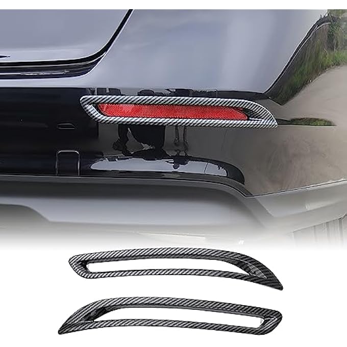 ريحني أمامية خلفية غطاء مصباح الضباب لهوندا أكورد 2023 2024 إطار ضوء الضباب من ABS 2024 تزيين إطار ملصق تصميم السيارة إطار مصباح ضباب خلفي بطباعة ألياف كربونية - Image 1