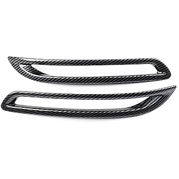 ريحني أمامية خلفية غطاء مصباح الضباب لهوندا أكورد 2023 2024 إطار ضوء الضباب من ABS 2024 تزيين إطار ملصق تصميم السيارة إطار مصباح ضباب خلفي بطباعة ألياف كربونية - Image 5