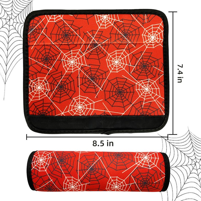 SLEILIN Spider Seat Belt Cover For Kids  Seat Belt Pad For Boys  Car Seat Straps Shoulder Pads For Kids  Kid'S Seat Belt Cushion  Shoulder Strap Pad  1 Piece(Red) - Image 2