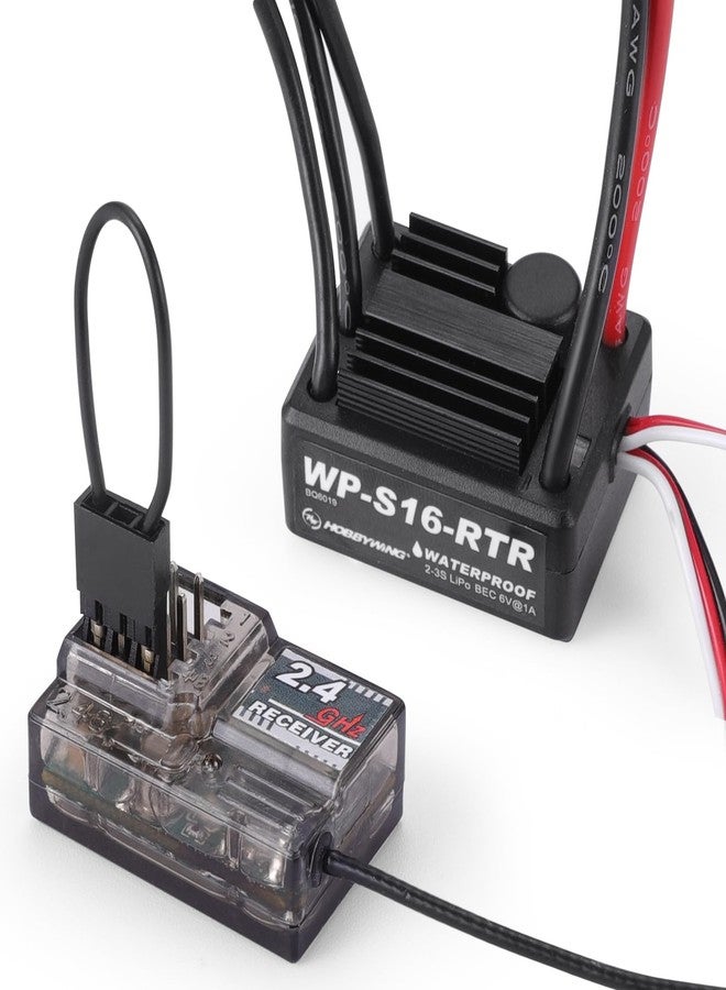 HAIBOXING 1/16TH Scale RC Cars Spare Parts Receiver, RC Truck Replacement Separate HW Brushless ESC and 2.4GHz Receiver with Bind Plug Apply to 16890SA & 3100A(E780 & E781) - Image 2
