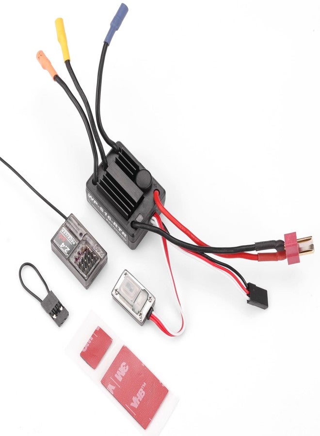 HAIBOXING 1/16TH Scale RC Cars Spare Parts Receiver, RC Truck Replacement Separate HW Brushless ESC and 2.4GHz Receiver with Bind Plug Apply to 16890SA & 3100A(E780 & E781) - Image 1