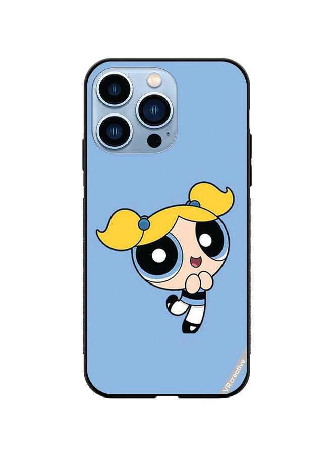VR CREATIVE غطاء حماية لهاتف Apple iPhone 13 Pro تصميم Bubbles Powerpuff Girls متعدد الألوان - Image 1