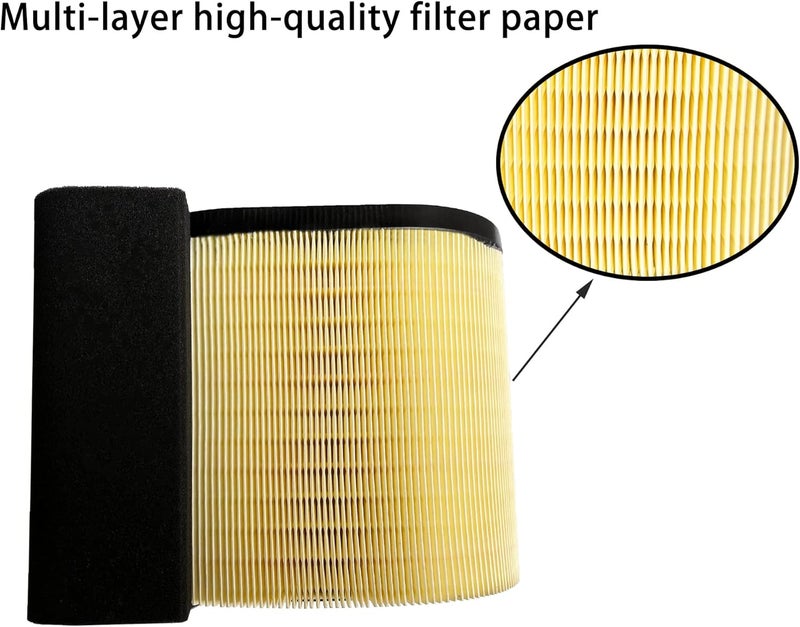 LeleoCar FA-1927 Air Filter Cleaner for Ford F250-F550 Super Duty Diesel Engines (2017-2019) - Image 4