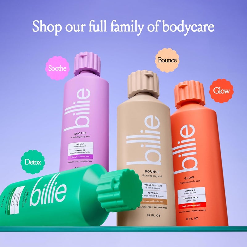 Billie Glow Brightening Womens Body Wash 18 fl oz Bright Citrus Woods Scent Vegan Cruelty Free - Image 5