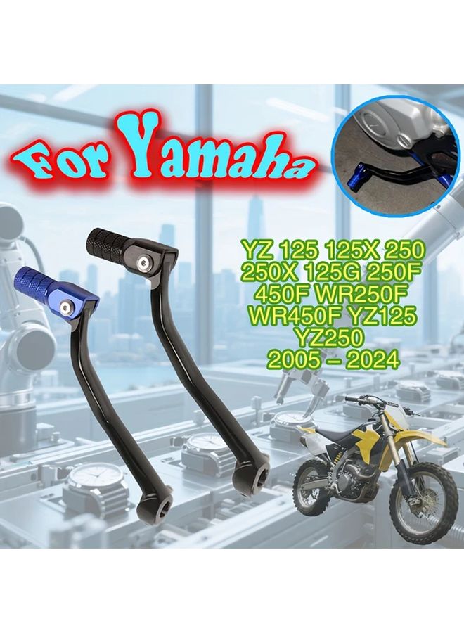 Blue CNC Aluminum Alloy Speed Shift Lever For Yamaha YZ125 YZ250 WR250F WR450F 2005 2024 - Image 1