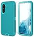 ONOLA Phone Case for Samsung Galaxy S23 Case with HD Screen Protector Heavy Duty Shockproof Dropproof 3Layer Cover Phone Case for Galaxy S23 61LakeBlueSkyBlue - Image 2