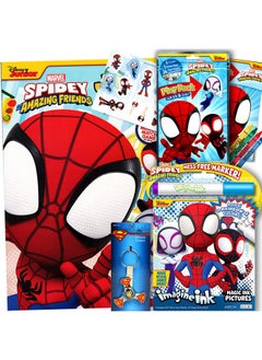 Bendon Spidey And His Amazing Friends Coloring And Activity Books Bundle With Imagine Ink Coloring Book Stickers And More  - Image 2