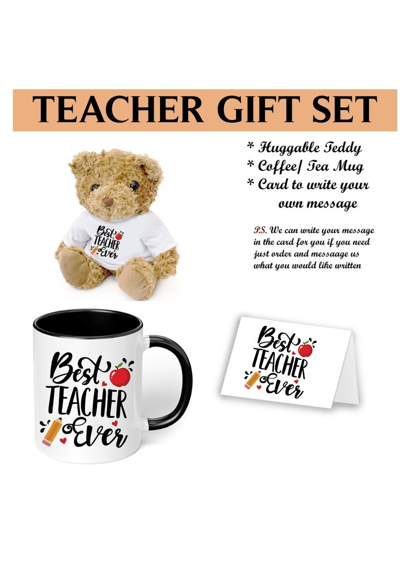 PRINTSHOP4ME - Teachers Day Gift-Teddy Bear For Teachers-Gifts-Greeting Card Gift For Teacher-Teachers Day Coffee mug - Image 1