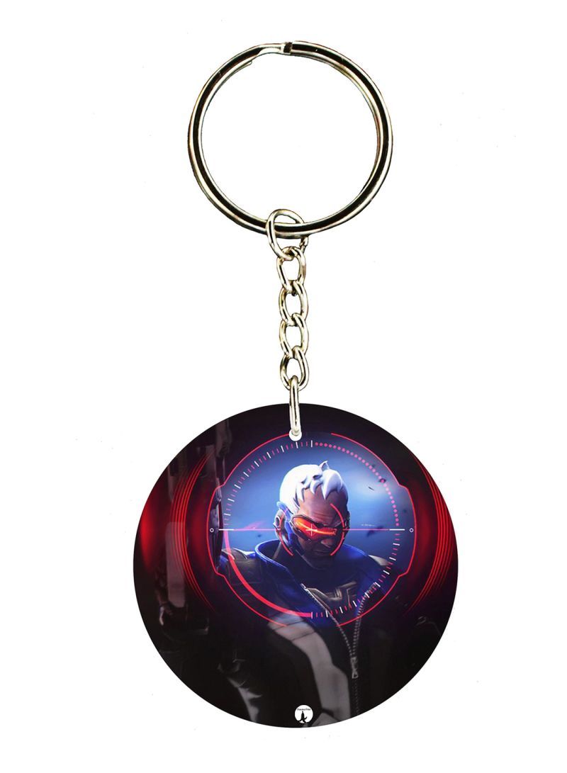 Overwatch Double Side Printed Keychain
