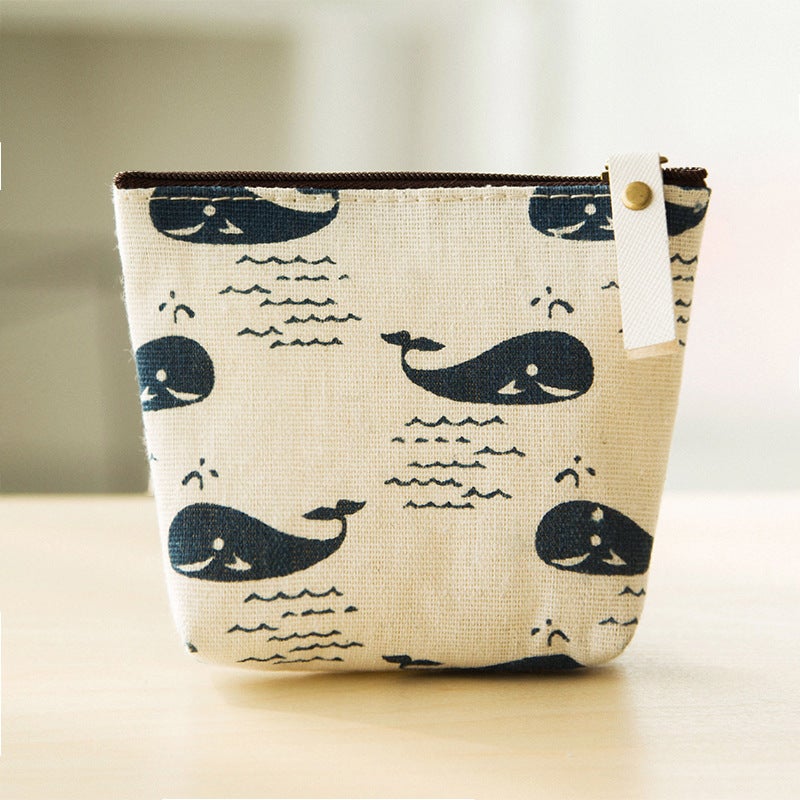 Portable Cute Cartoon Multi-Purpose Cosmetics Bag Large Capacity Lipstick Aunt Towel Cosmetics Bag Menstrual Bag Coin Bag - Image 5