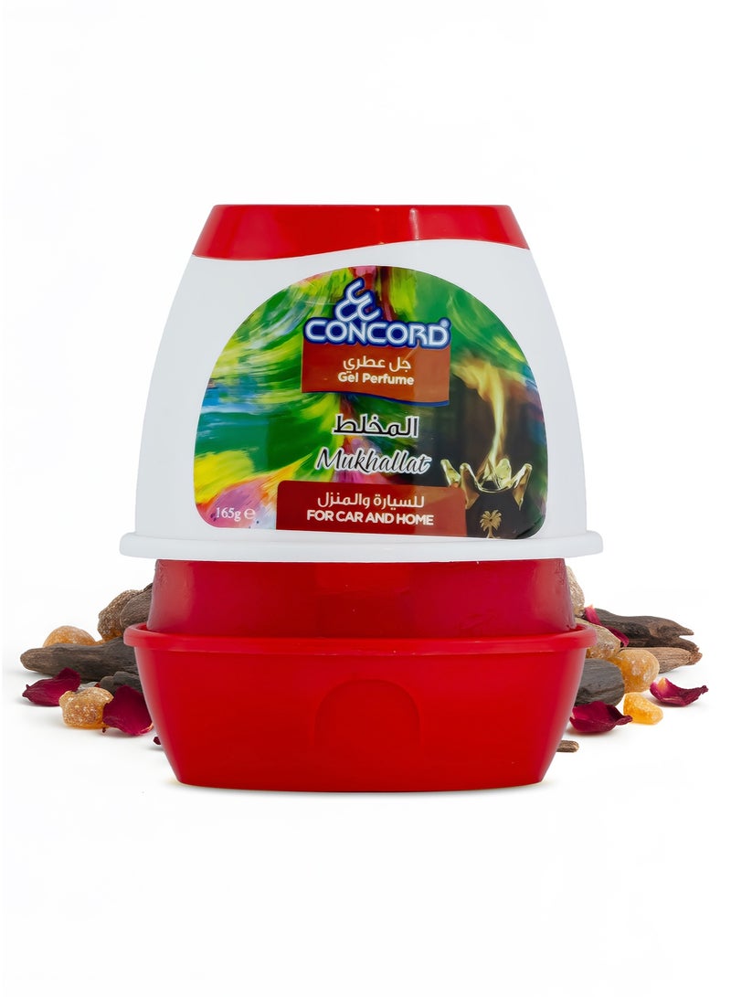 CONCORD- Gel Air Freshener, Mukhallat Fragrance for Car and Home | Multiple Usage Areas, Odor Eliminator, Last Up To 30 Days | Made in Malaysia, 165g | LIMITED TIME OFFER- Pack of 2 (One Fragrance as Shown + One with Random Fragrance) - Image 2