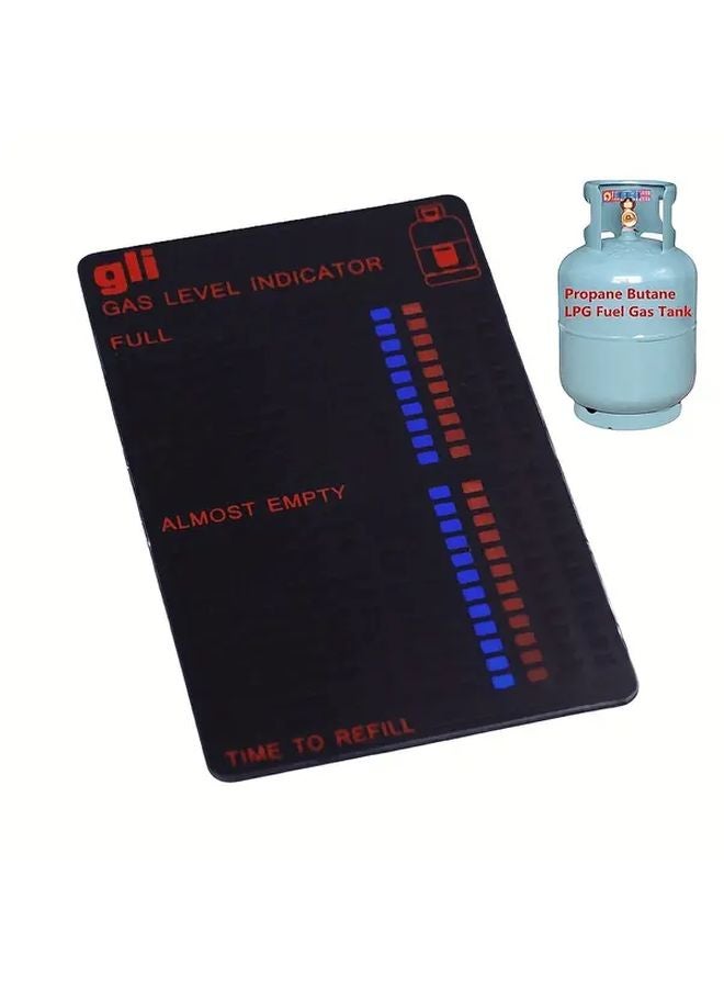 Black Magnetic Gas Level Gauge For Propane Butane LPG Cylinders No Battery - Image 5