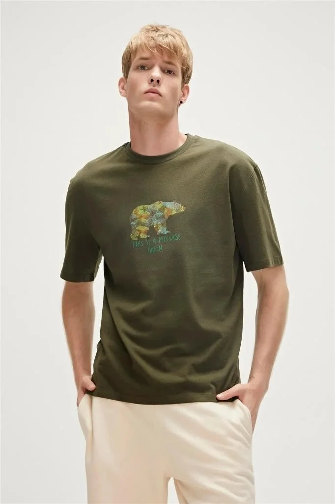 Bad Bear RE-FINGER T-SHIRT RED Men's T-Shirt 23.01.07.007-C70