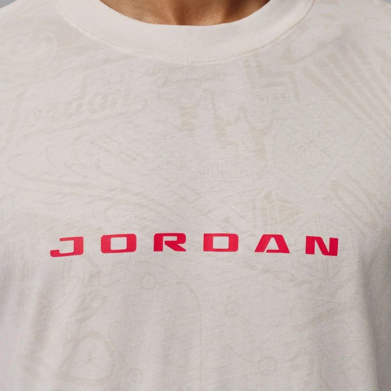 Jordan White Men's Brooklyn T-Shirt for Men | Best Price UAE