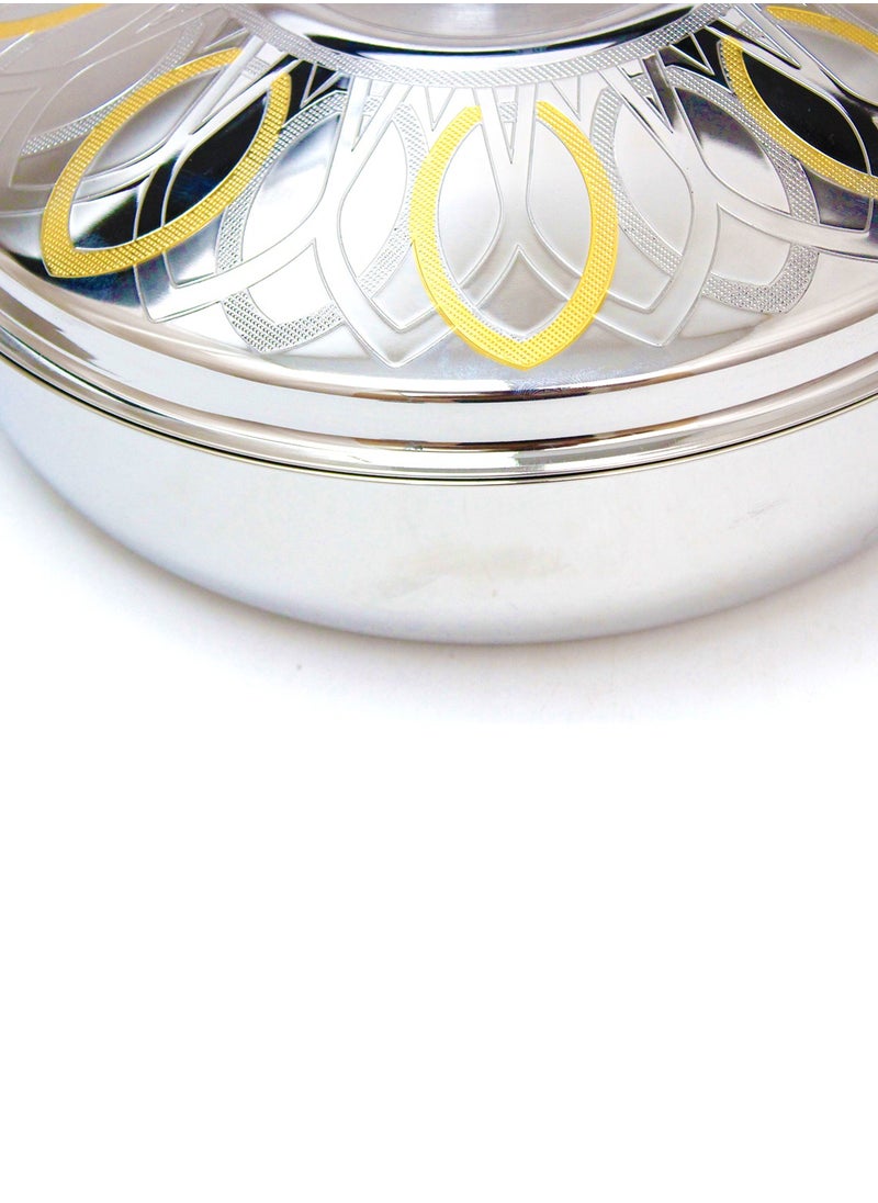 Rathore - Maya Stainless Steel Hotpot Double Wall Insulated Durable & Elegant Design 32CM - 3000ML - Image 1