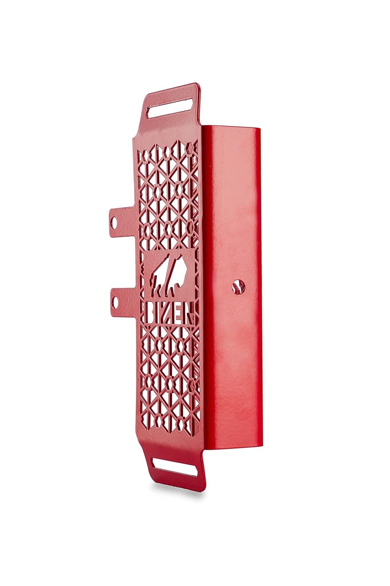 Bizen RE Scram 411 Premium Radiator Guard - Red - Image 1