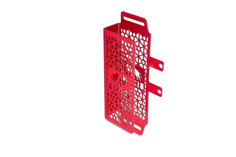 Bizen RE Scram 411 Premium Radiator Guard - Red - Image 4