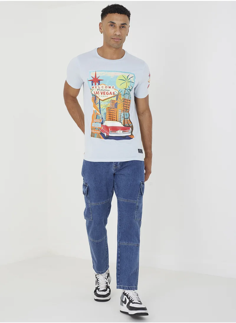 BRAVE SOUL Graphic Print T-Shirt