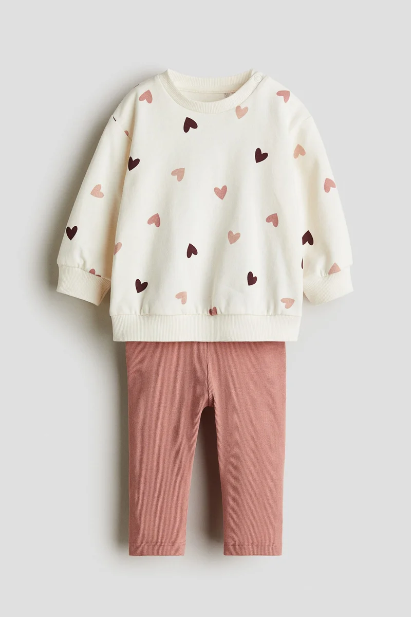 H&M 2-piece sweatshirt and leggings set